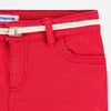 Short Con Cinturón Color Persimon Niña Junior Mayoral M275