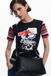 Blusa Minnie Negro Desigual Dama