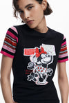 Blusa Minnie Negro Desigual Dama