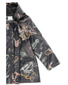 Impermeable Con Capucha Afelpado Gris Boboli M390079