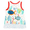 Vestido Peces Algodón Blanco Bebe Niña Boboli M804091