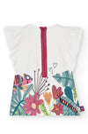 Vestido Estampado Manga Corta Niña Boboli M226033