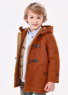 Abrigo Con Gorro Color Calabaza Niño Mayoral M4443