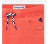 Pantalon Color Naranja Cintura Con Jareta Bebe Niño Mayoral M1521