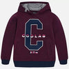 Sudadera Cerrada Con Gorro Color Tinto Junior Niño Mayoral M7406