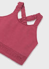 Conjunto Short Con Blusa Terracota Junior Niña Mayoral M6275