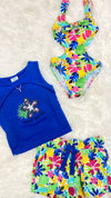 Traje de baño Con Blusa Y Shorts Niña Boboli
