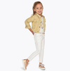 PANTALON MODA CINTURA AJUSTABLE CINTURON NACARADO NIÑA MAYORAL Mayoral