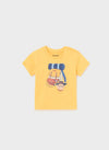 Conjunto Playera M/C Play Mochila Banana Con Bermuda Mezclilla Better Cotton Bebe Niño Mayoral M1020