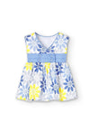 Vestido Satén Con Torera Amarilla De Bebé Niña Better Cotton Boboli M708230
