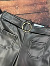 Conjunto Blusa Cuello Alto Tejido Rayas Con Pantalon Negro Abelylula M5829