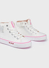 Tenis Botita Moda Plataforma Blanco Niña Mayoral 48400 MAYORAL