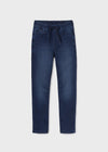 Pantalon Soft Denim Jogger Oscuro Junior Niño Mayoral M7527 MAYORAL