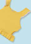 Conjunto Falda Cut Out Amarillo Niña Junior Mayoral M6967 MAYORAL
