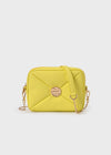 Bolso Acolchado Logo Amarillo Abelylula M5436 ABEL Y LULA