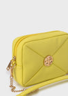 Bolso Acolchado Logo Amarillo Abelylula M5436 ABEL Y LULA