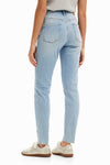Pantalon _Delawar, Denim Light Wash, 36 Eur/ 28 Mex Mod 24Swdd26 Desigual DESIGUAL