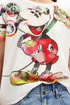 Blusa Mickey Lacroix Blanco Mod 24Swtkar Desigual DESIGUAL