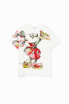 Blusa Mickey Lacroix Blanco Mod 24Swtkar Desigual DESIGUAL