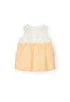 Vestido Popelín Cuadros De Bebé Better Cotton -Bci Boboli M128056 Boboli