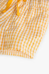 Conjunto Playera Jirafa Short Cuadros Combinado Amarillo Bebe Niño-Bci Boboli M128179 Boboli