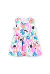 Vestido Satén Estampado Bebe Niña Better Cotton -Bci Boboli M218056 Boboli