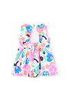 Vestido Satén Estampado Bebe Niña Better Cotton -Bci Boboli M218056 Boboli