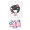 Conjunto Blusa M/C Short Estampado Algodon Niña -Bci Boboli M218124