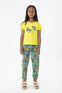 Conjunto Blusa Better Cotton Con Pantalón Bambula Estampada De Niña Boboli M458029