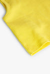 Blusa Top Better Cotton Canalé Amarilla De Niña -Bci Boboli M498045 Boboli