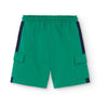 Conjunto Playera Bermuda Verde Algodon Combinada De Niño Boboli M508182 Boboli