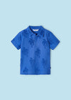 Polo M/C Motivos Rizo Azul Niño Mayoral M3105 MAYORAL