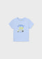 Playera M/C Play Tandem Celeste Bebe Niño Mayoral M1026