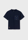 Playera M/C Bolsillo Marino Junior Niño Mayoral M6028 MAYORAL