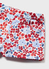 Conjunto Bermuda Estampada Rojo Bebe Niña Mayoral M1234 MAYORAL