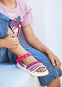 Huarache Piedras Fucsia Niña Mayoral M45540