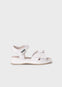Huarache Plataforma Metalica Blanco Niña Mayoral M47548
