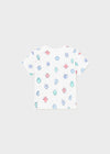 Playera M/C Estampada Blanco Bebe Niño Mayoral M1029 MAYORAL