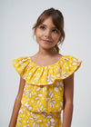 Blusa Top Estampado Color Platano Junior Niña Mayoral M6024 MAYORAL