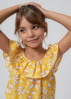 Blusa Top Estampado Color Platano Junior Niña Mayoral M6024 MAYORAL