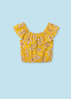 Blusa Top Estampado Color Platano Junior Niña Mayoral M6024 MAYORAL