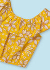 Blusa Top Estampado Color Platano Junior Niña Mayoral M6024 MAYORAL