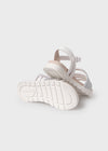 Huarache Piedras Blanco Niña Mayoral M43540 MAYORAL
