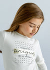 Blusa M/L Crudo Mayoral M830 Junior Niña MAYORAL