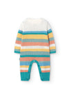 Mameluco Tejido Rayas De Bebé Unisex -Bci Boboli M119089 BOBOLI