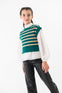 Chaleco Tricotosa Listado De Niña -Bci Boboli M729446