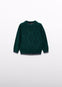 Sueter Tejido Jacquard Verde Botella Abelylula M5801