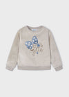 Sudadera Afelpado Pelo Beige Bebe Niña Mayoral M4480 MAYORAL