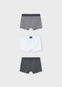 Ropa interior Set 3 Boxers Bco-Grises Mayoral M10788