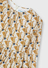 Vestido Estampado Estampado Caramelo Mayoral T2 M4920
